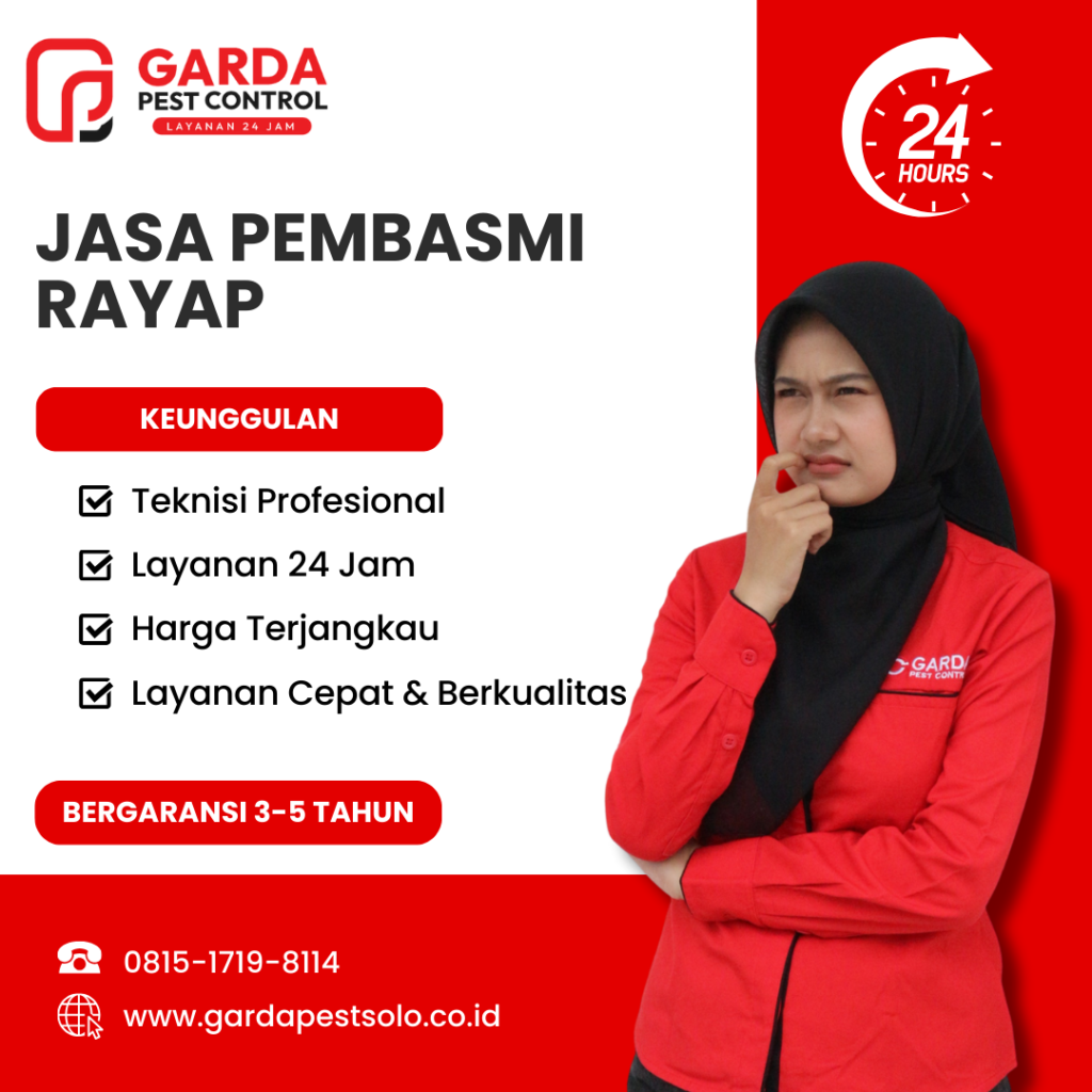 Jasa Anti Rayap di Serengan Solo Bergaransi