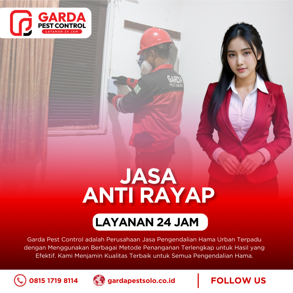 Jasa Anti Rayap Terbaik di Banjarsari Paling Ampuh Bergaransi