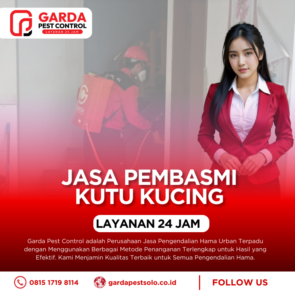 Jasa Pembasmi Kutu Kucing di Solo (SURAKARTA) No.1