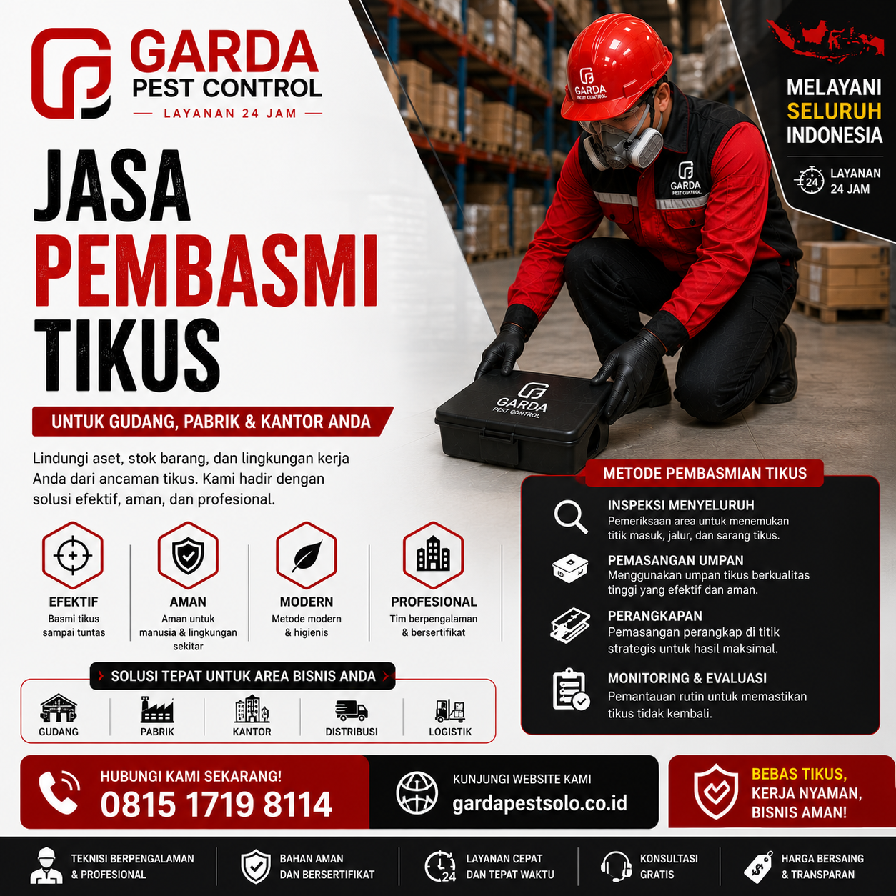 Jasa Pembasmi Tikus di Solo Kualitas Premium