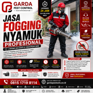 Jasa Fogging Rumah Solo: Solusi Efektif & Aman dari Garda Pest Control