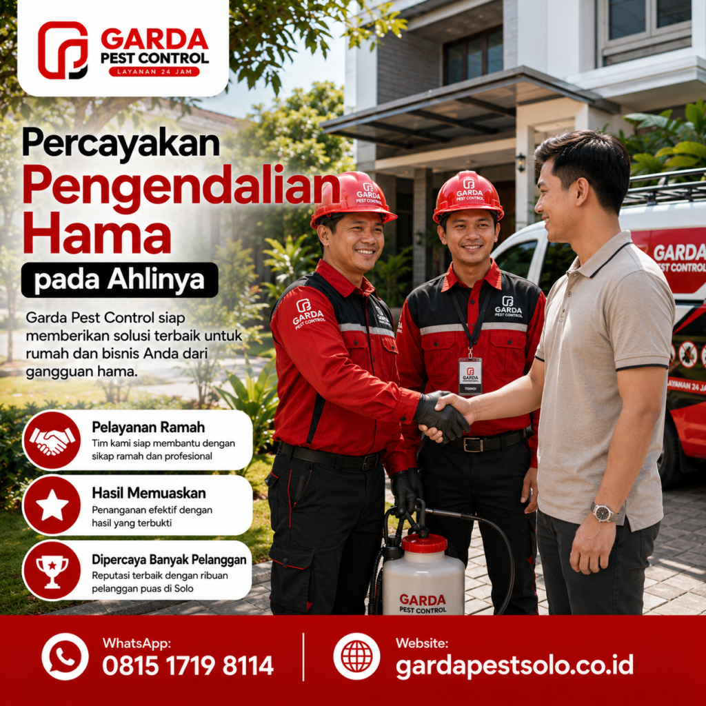 Harga Jasa Pest Control Solo: Panduan Lengkap untuk Properti Bebas Hama