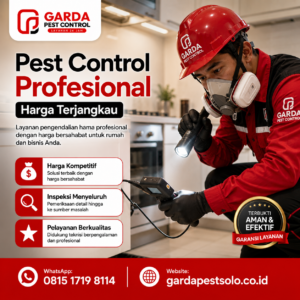 Jasa Pest Control Solo Profesional untuk Penanganan Hama Rumah dan Bisnis
