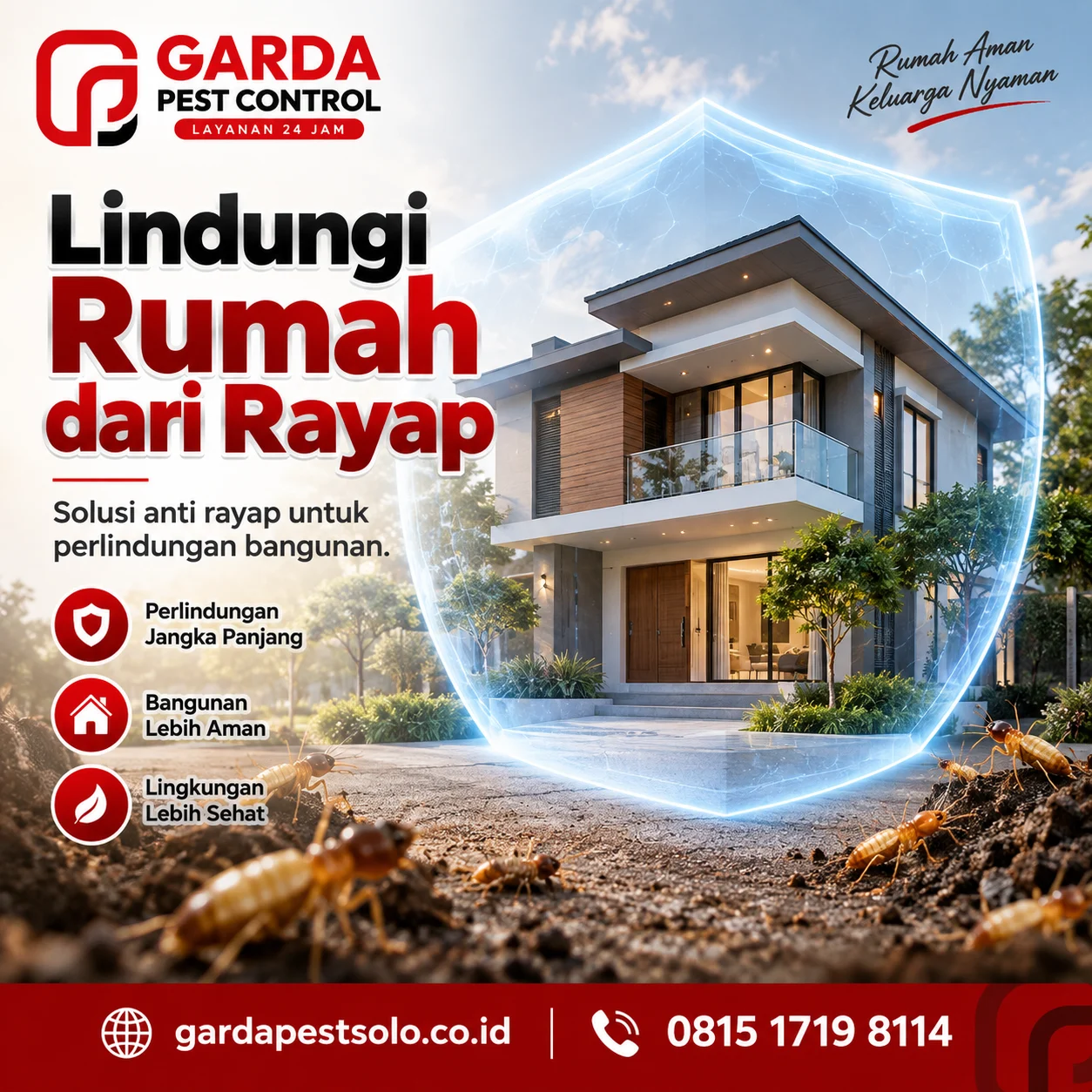 Biaya Jasa Anti Rayap per Meter Solo