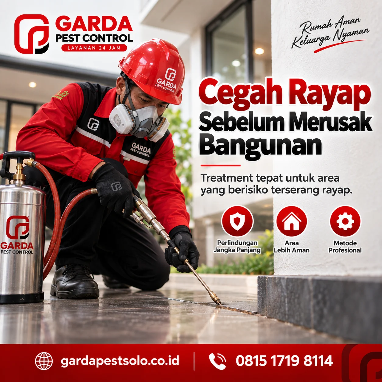 Biaya Anti Rayap Pra Konstruksi Bangunan Baru Solo dan Rincian Pekerjaannya