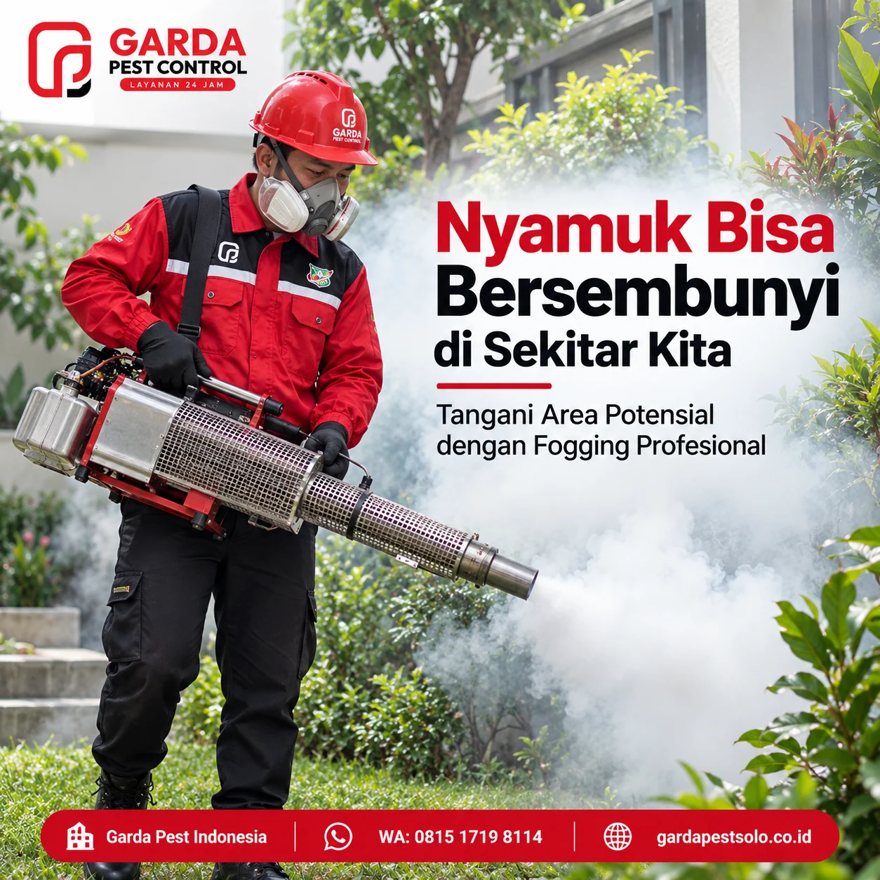 Jasa Pest Control Nyamuk Pabrik dan Gudang Solo Area Rumah / Industri