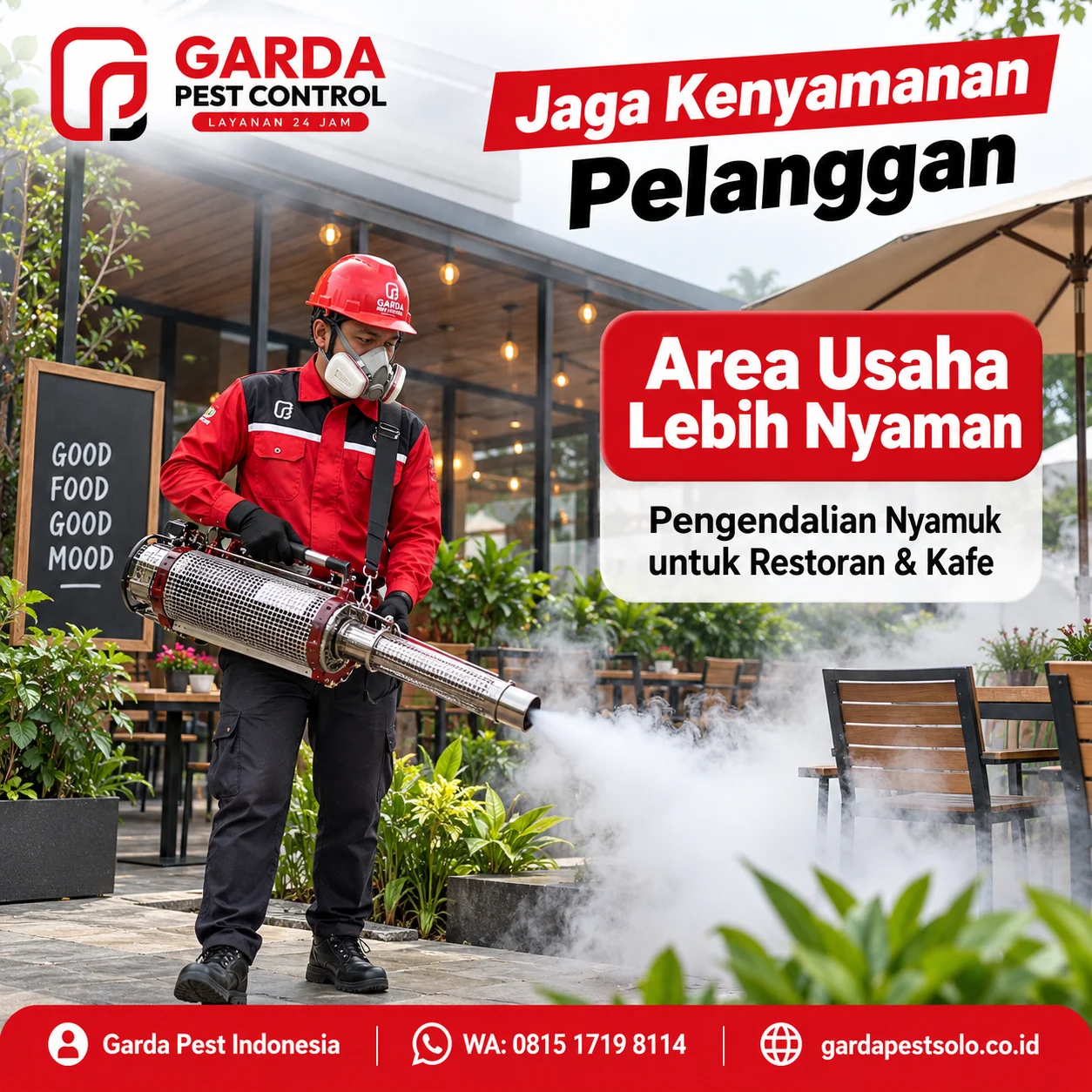 Jasa Pest Control Nyamuk Pabrik dan Gudang Solo Area Rumah / Industri