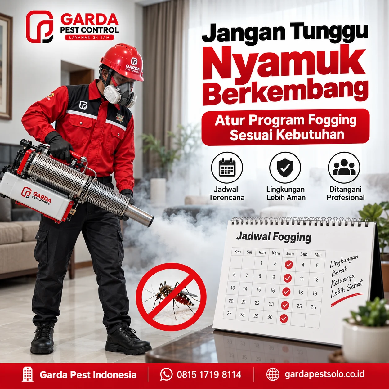 Biaya Jasa Fogging Nyamuk Per Meter di Solo